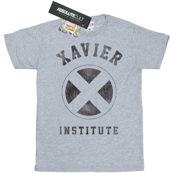 Abbigliamento Uomo T-shirts a maniche lunghe Marvel X-Men Xavier Institute Grigio