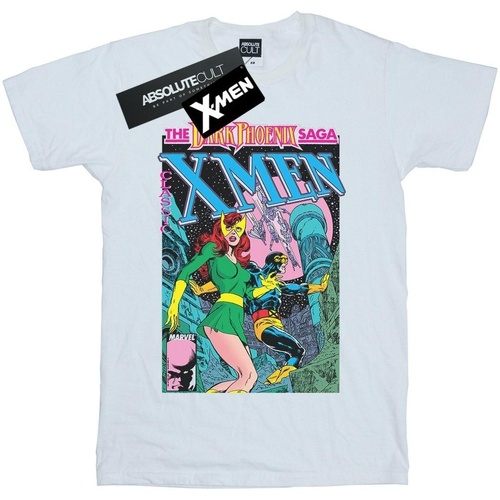 Abbigliamento Uomo T-shirts a maniche lunghe Marvel X-Men The Dark Phoenix Saga Bianco