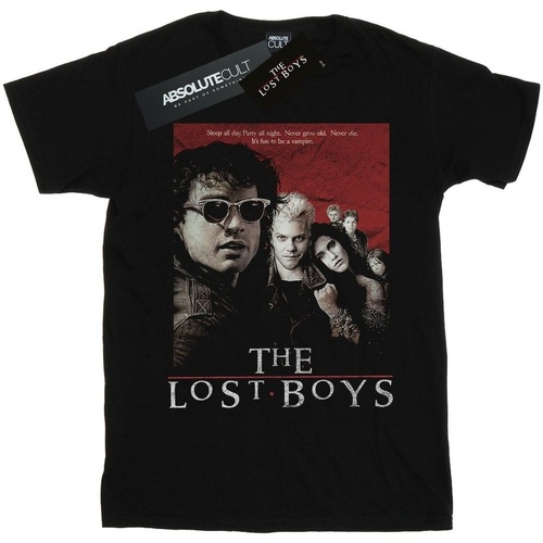 Abbigliamento Donna T-shirts a maniche lunghe The Lost Boys Distressed Poster Nero