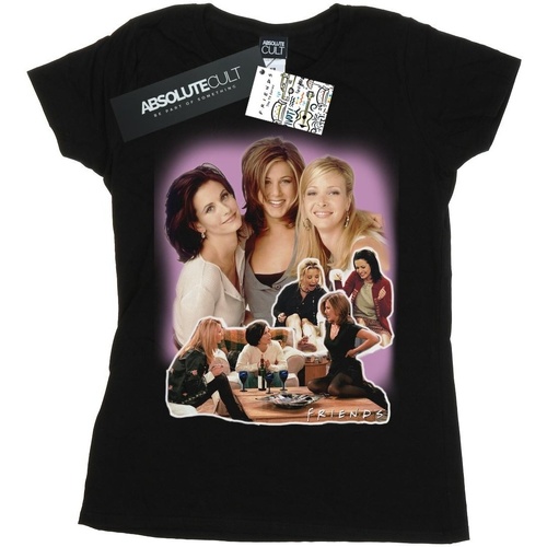 Abbigliamento Donna T-shirts a maniche lunghe Friends Girls Collage Nero