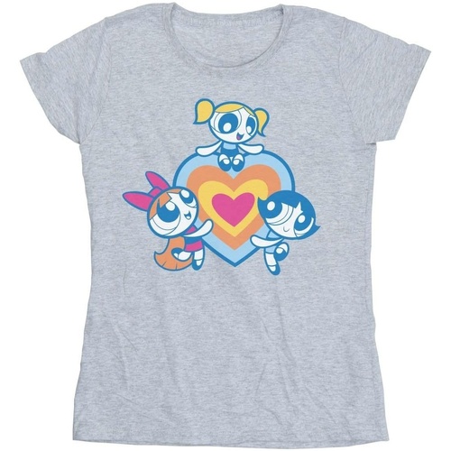 Abbigliamento Donna T-shirts a maniche lunghe The Powerpuff Girls BI52439 Grigio