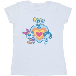 Abbigliamento Donna T-shirts a maniche lunghe The Powerpuff Girls BI52439 Bianco