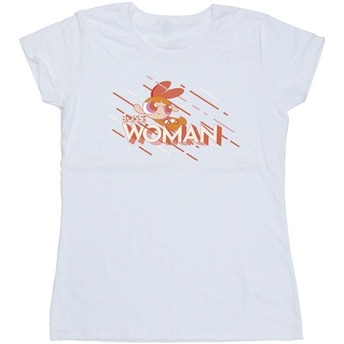 Abbigliamento Donna T-shirts a maniche lunghe The Powerpuff Girls BI52440 Bianco