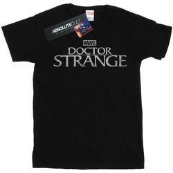 Abbigliamento Uomo T-shirts a maniche lunghe Marvel Doctor Strange Logo Nero