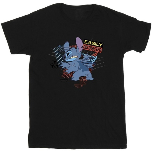 Abbigliamento Uomo T-shirts a maniche lunghe Disney BI52481 Nero