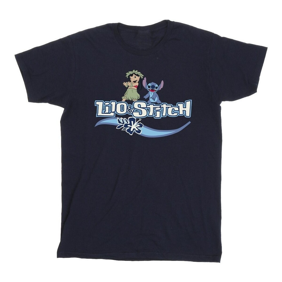 Abbigliamento Uomo T-shirts a maniche lunghe Disney Lilo And Stitch Characters Blu