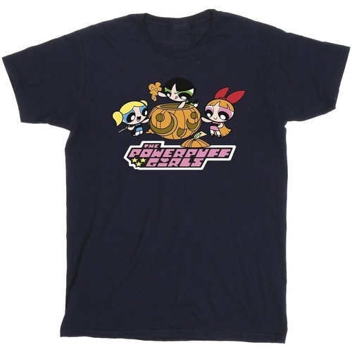 Abbigliamento Uomo T-shirts a maniche lunghe The Powerpuff Girls Girls Pumpkin Blu