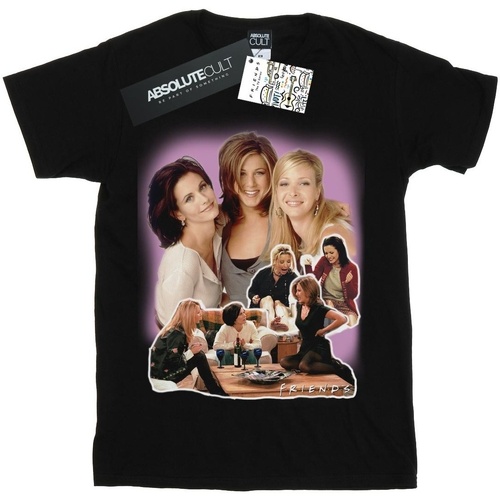 Abbigliamento Bambino T-shirt maniche corte Friends Girls Collage Nero