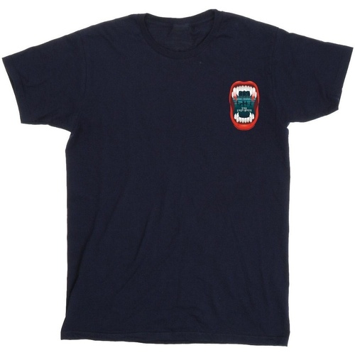 Abbigliamento Uomo T-shirts a maniche lunghe The Lost Boys Teeth Pocket Blu