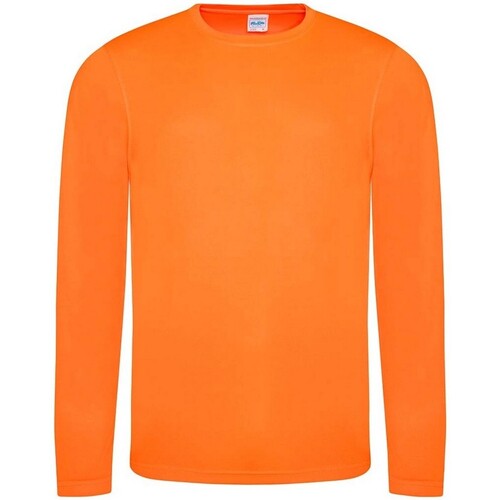 Abbigliamento Uomo T-shirts a maniche lunghe Awdis Cool JC002 Arancio