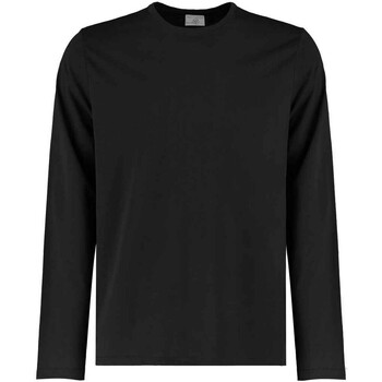 Abbigliamento Uomo T-shirts a maniche lunghe Kustom Kit K510 Nero