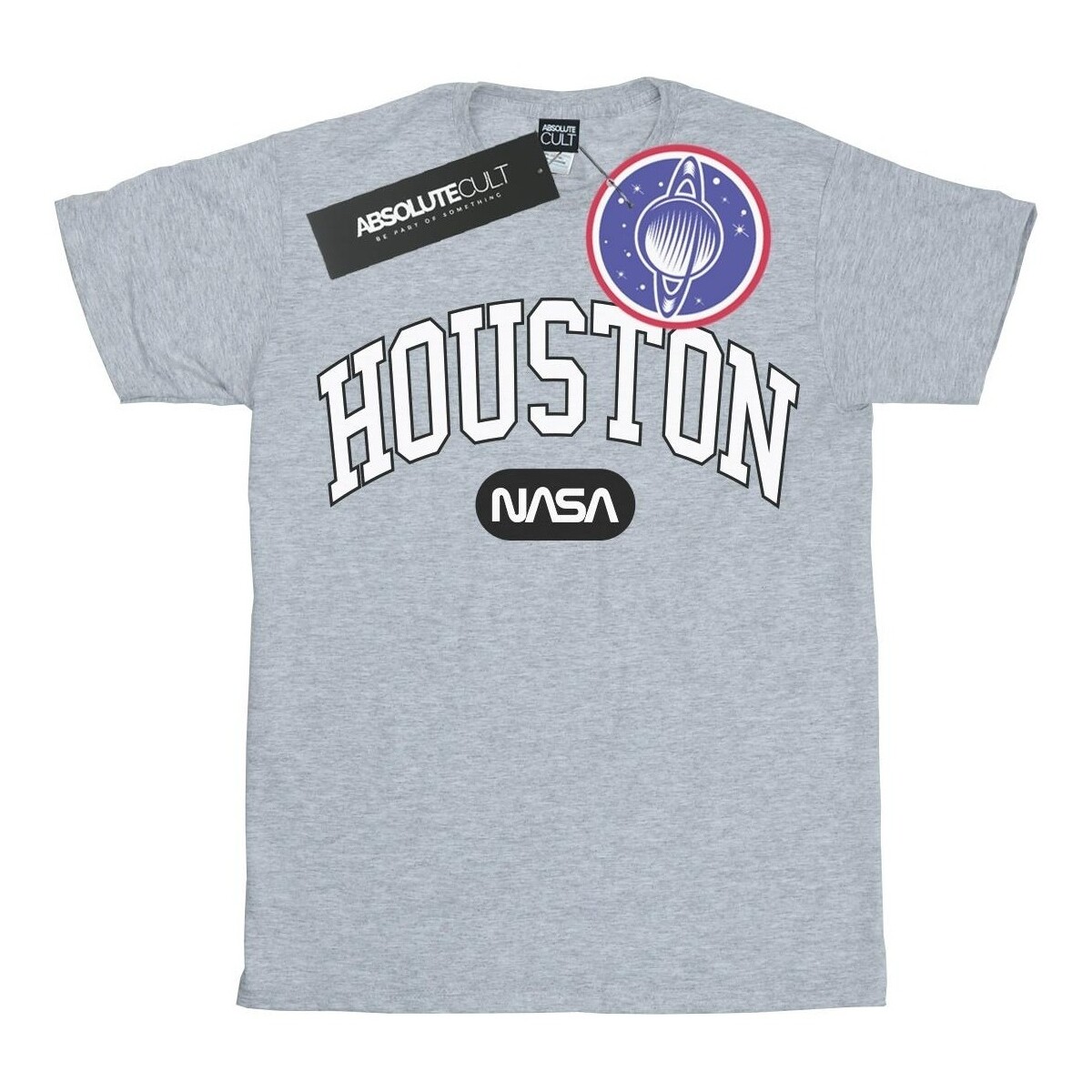 Abbigliamento Bambina T-shirts a maniche lunghe Nasa Houston Collegiate Grigio