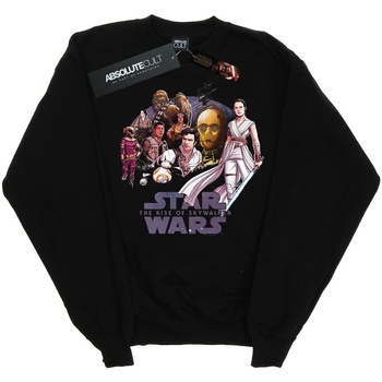 Abbigliamento Bambina Felpe Star Wars: The Rise Of Skywalker Star Wars The Rise Of Skywalker Resistance Rendered Group Nero