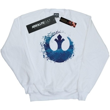 Abbigliamento Bambina Felpe Star Wars: The Rise Of Skywalker Star Wars The Rise Of Skywalker Resistance Symbol Wave Bianco