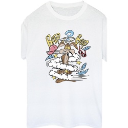 Abbigliamento Donna T-shirts a maniche lunghe Dessins Animés Coyote Daze Bianco