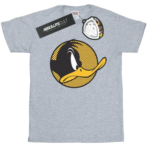 Abbigliamento Uomo T-shirts a maniche lunghe Dessins Animés Daffy Duck Dotted Profile Grigio