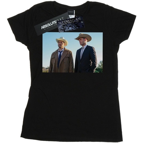 Abbigliamento Donna T-shirts a maniche lunghe Supernatural Stetson Boys Nero