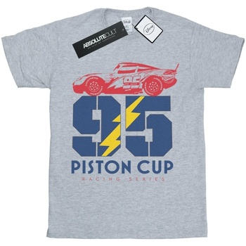 Abbigliamento Bambina T-shirts a maniche lunghe Disney Cars Piston Cup 95 Grigio