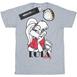 Abbigliamento Bambino T-shirt maniche corte Dessins Animés Classic Lola Bunny Grigio