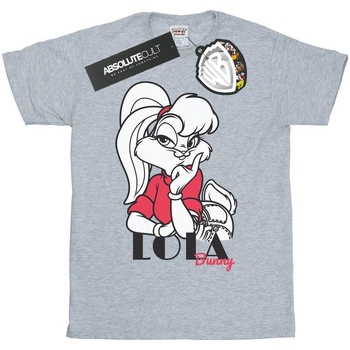 Abbigliamento Bambino T-shirt & Polo Dessins Animés Classic Lola Bunny Grigio