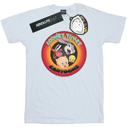 Abbigliamento Uomo T-shirts a maniche lunghe Dessins Animés Cartoons Circle Bianco