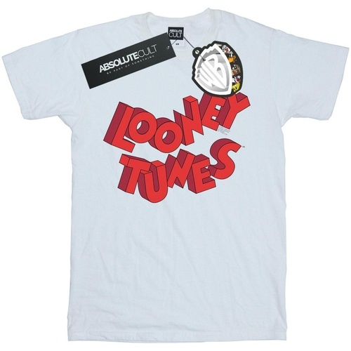Abbigliamento Uomo T-shirts a maniche lunghe Dessins Animés 3D Logo Bianco