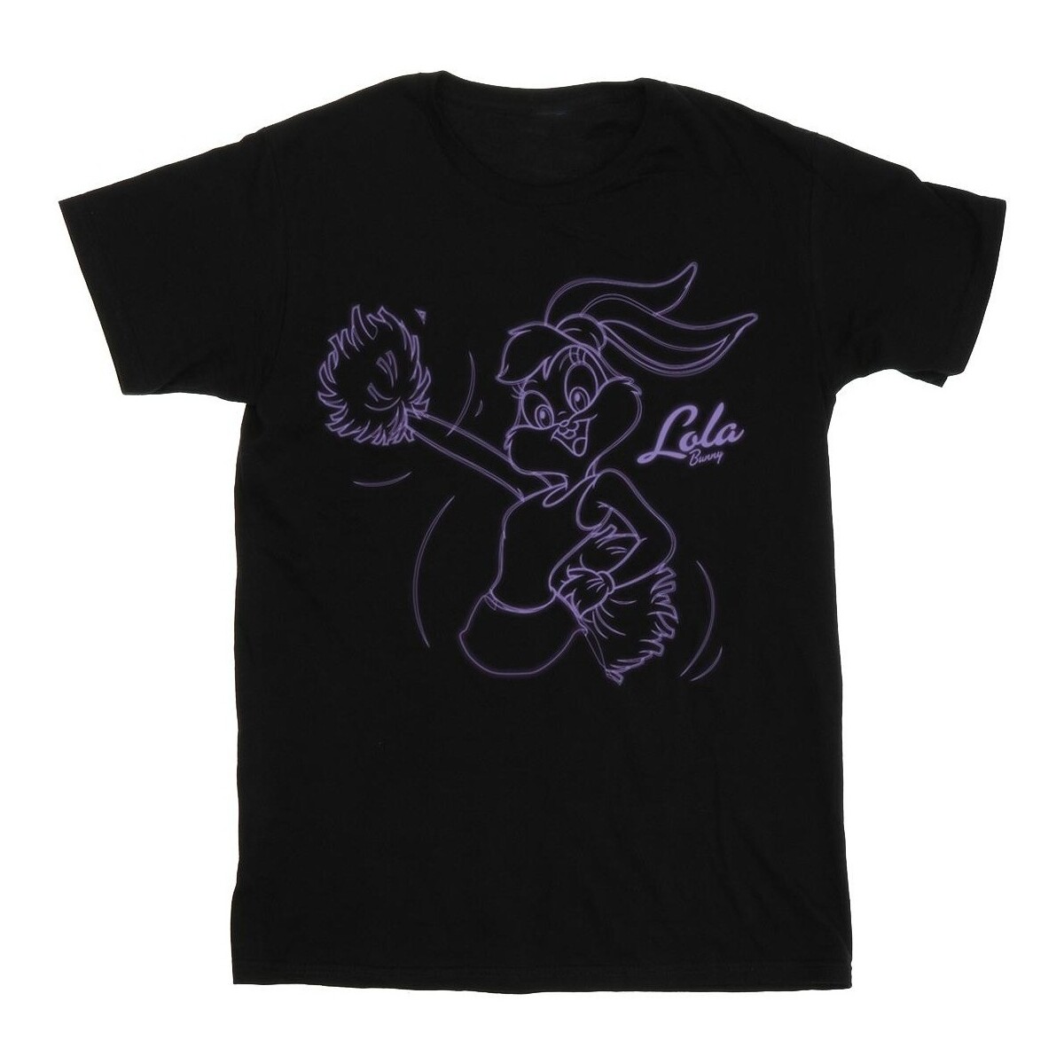 Abbigliamento Uomo T-shirts a maniche lunghe Dessins Animés Lola Bunny Glow Nero
