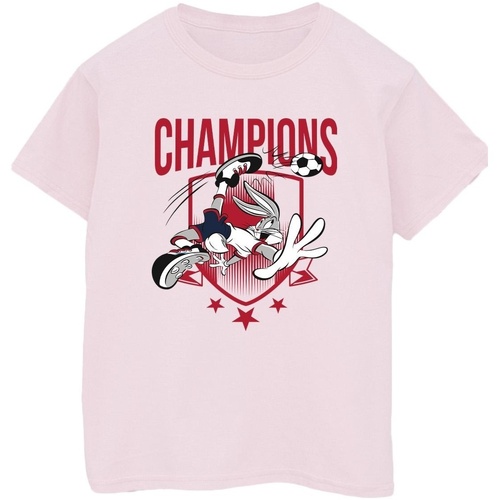 Abbigliamento Uomo T-shirts a maniche lunghe Dessins Animés Bugs Bunny Champions Rosso