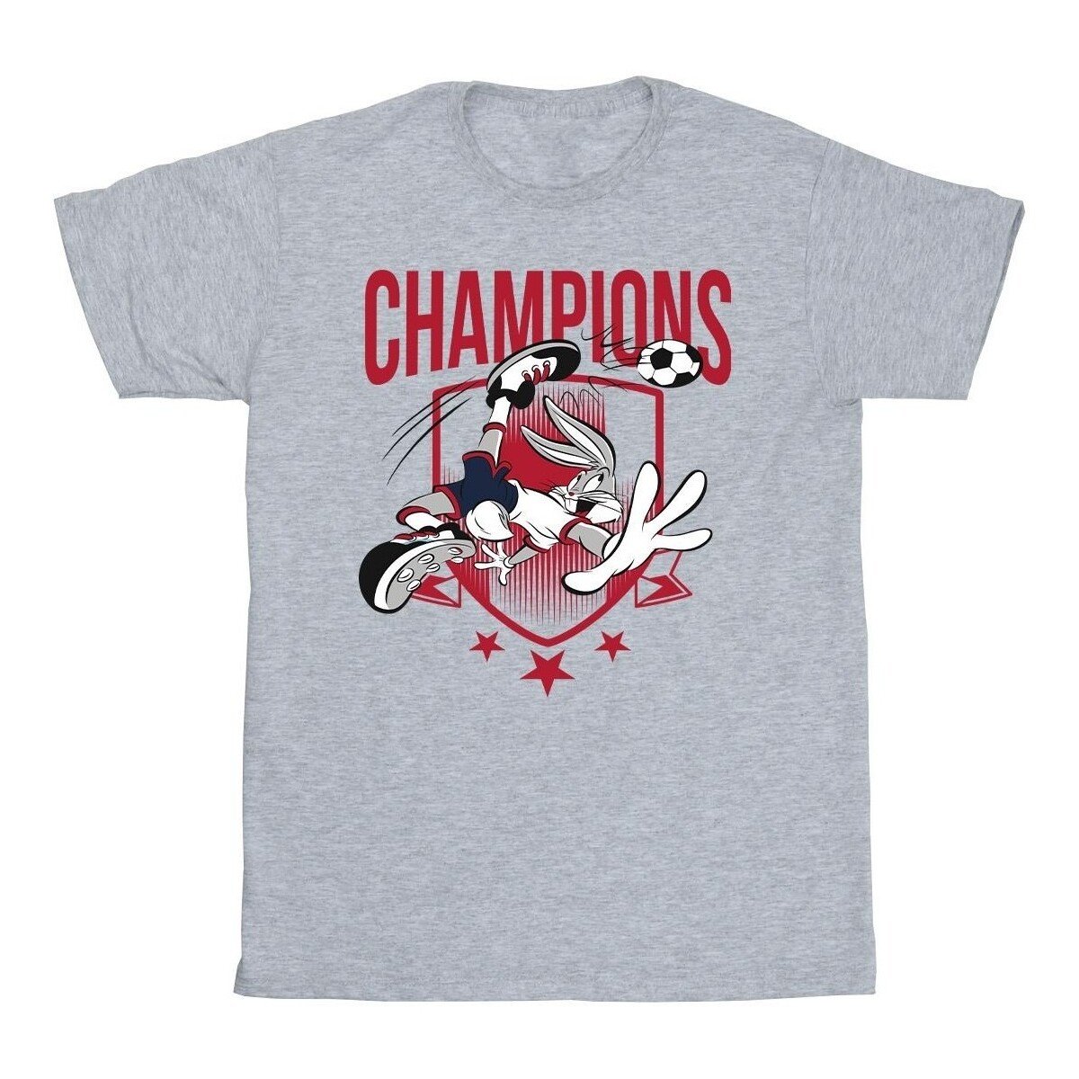 Abbigliamento Uomo T-shirts a maniche lunghe Dessins Animés Bugs Bunny Champions Grigio