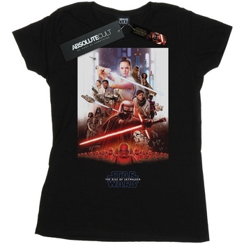 Abbigliamento Donna T-shirts a maniche lunghe Star Wars: The Rise Of Skywalker Poster Nero