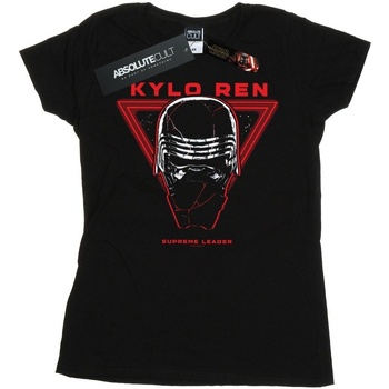Abbigliamento Donna T-shirts a maniche lunghe Star Wars: The Rise Of Skywalker Star Wars The Rise Of Skywalker Supreme Leader Kylo Ren Nero