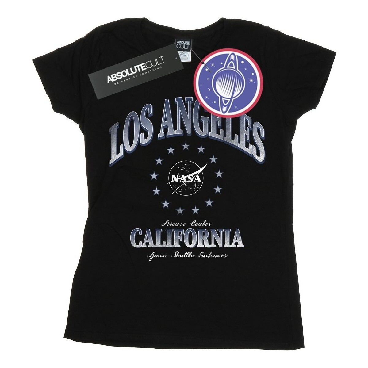 Abbigliamento Donna T-shirts a maniche lunghe Nasa California Science Centre Nero