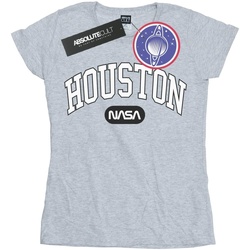 Abbigliamento Donna T-shirts a maniche lunghe Nasa Houston Collegiate Grigio