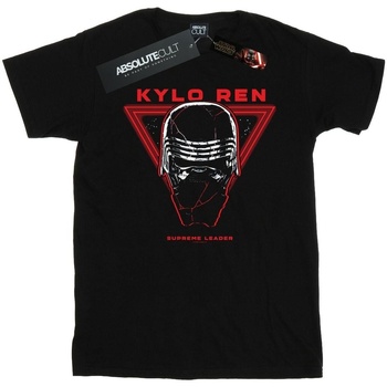 Abbigliamento Bambina T-shirts a maniche lunghe Star Wars: The Rise Of Skywalker Star Wars The Rise Of Skywalker Supreme Leader Kylo Ren Nero