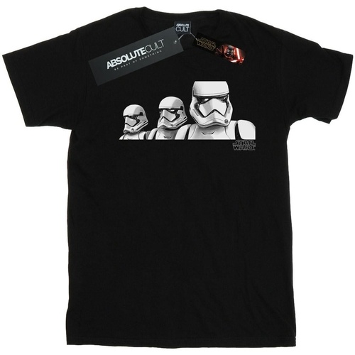 Abbigliamento Bambino T-shirt maniche corte Star Wars: The Rise Of Skywalker Star Wars The Rise Of Skywalker Troopers Band Nero