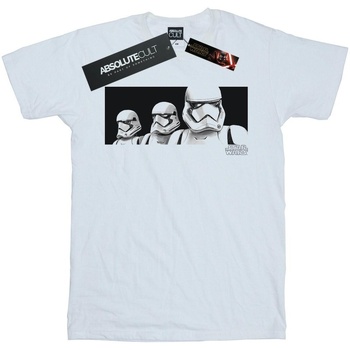 Abbigliamento Bambino T-shirt maniche corte Star Wars: The Rise Of Skywalker Star Wars The Rise Of Skywalker Troopers Band Bianco