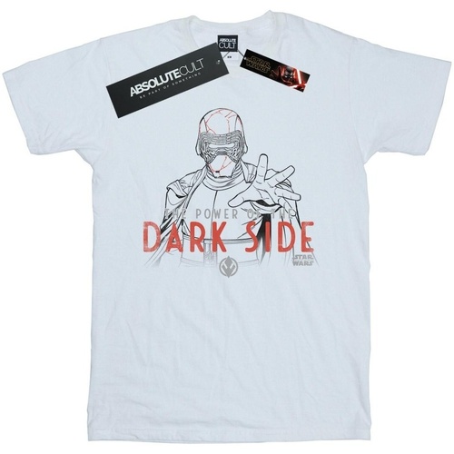 Abbigliamento Bambino T-shirt maniche corte Star Wars: The Rise Of Skywalker Dark Side Bianco