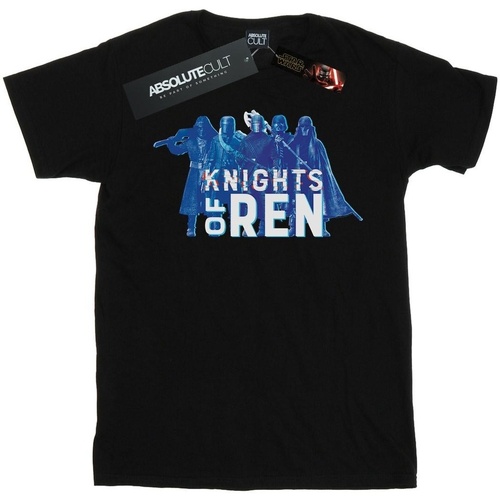 Abbigliamento Bambino T-shirt maniche corte Star Wars: The Rise Of Skywalker Knights Of Ren Glitch Nero