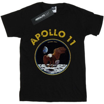 Abbigliamento Bambino T-shirt maniche corte Nasa Classic Apollo 11 Nero