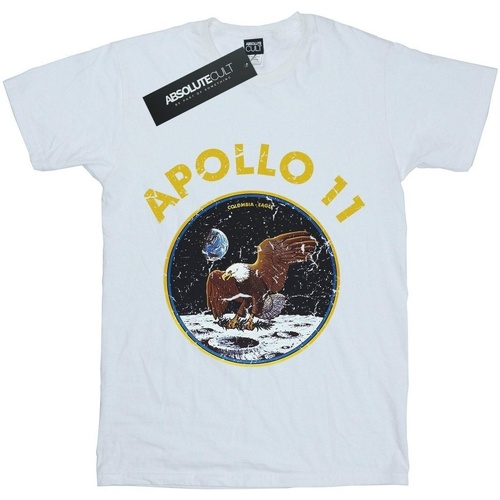 Abbigliamento Bambino T-shirt maniche corte Nasa Classic Apollo 11 Bianco