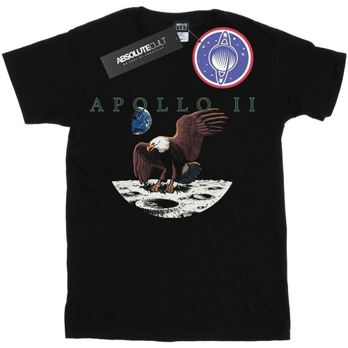 Abbigliamento Bambino T-shirt maniche corte Nasa Apollo 11 Vintage Nero