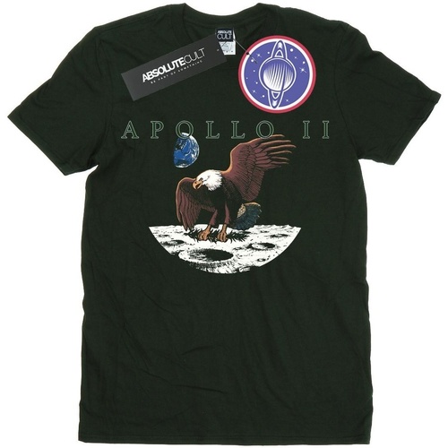 Abbigliamento Bambino T-shirt maniche corte Nasa Apollo 11 Vintage Verde