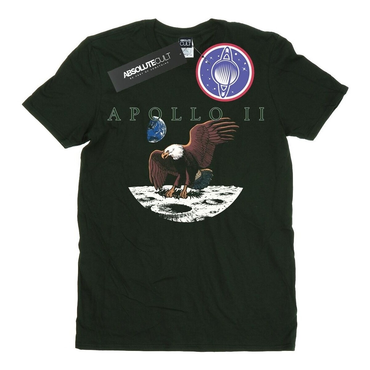 Abbigliamento Bambino T-shirt maniche corte Nasa Apollo 11 Vintage Verde