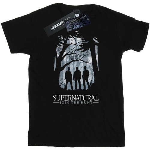 Abbigliamento Uomo T-shirts a maniche lunghe Supernatural Group Outline Nero