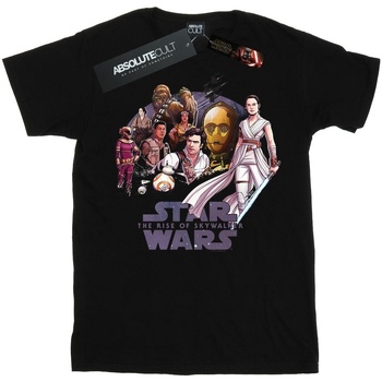 Abbigliamento Uomo T-shirts a maniche lunghe Star Wars: The Rise Of Skywalker BI52032 Nero