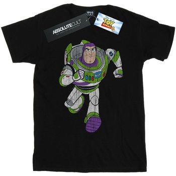 Abbigliamento Uomo T-shirts a maniche lunghe Disney Toy Story 4 Classic Buzz Lightyear Nero