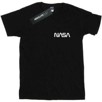 Abbigliamento Uomo T-shirts a maniche lunghe Nasa Modern Logo Chest Nero