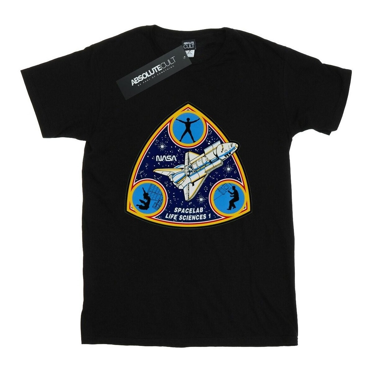 Abbigliamento Uomo T-shirts a maniche lunghe Nasa Classic Spacelab Life Science Nero