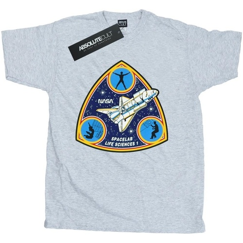 Abbigliamento Uomo T-shirts a maniche lunghe Nasa Classic Spacelab Life Science Grigio