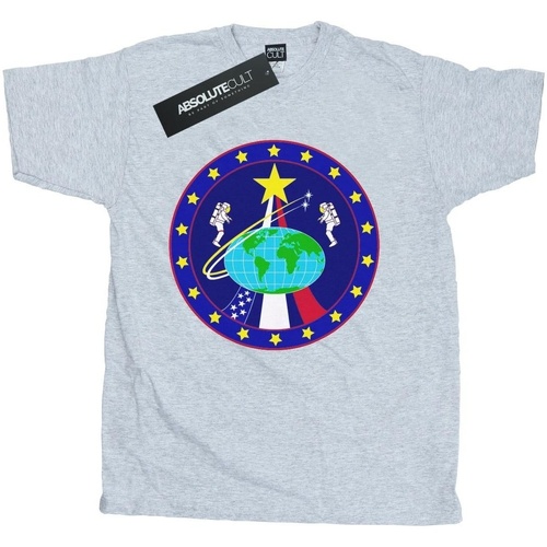 Abbigliamento Uomo T-shirts a maniche lunghe Nasa Classic Globe Astronauts Grigio